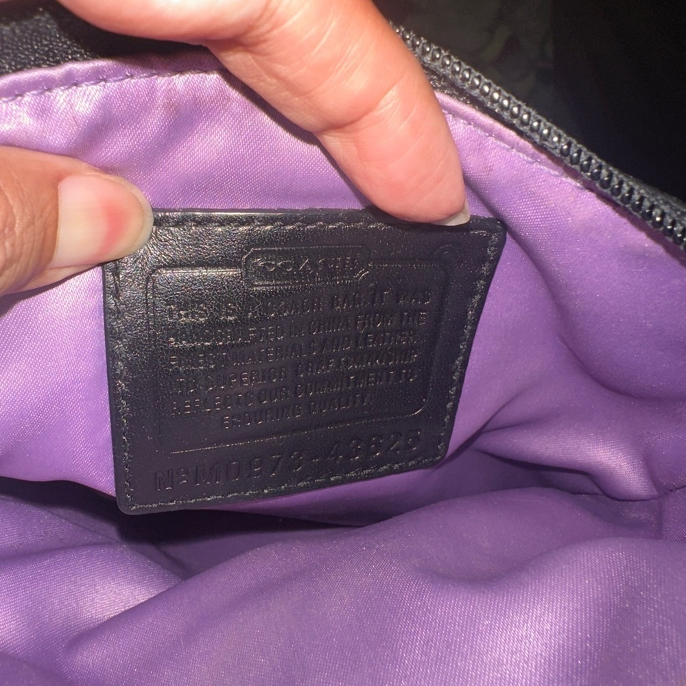 Coach Black Op Art Signature Crossbody Bag - Picture 12 of 12